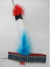 Blue Native American Headband