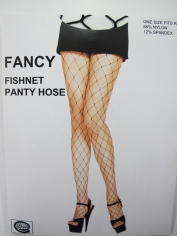 Large Black Pantyhose - Fishnet Stocking 