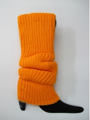 Orange Leg Warmers - 80s Costumes