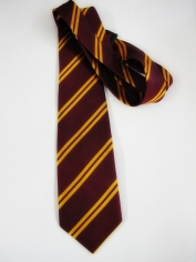 School Tie Maroon Gold - Harry costume
