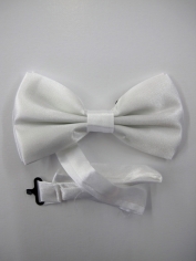 White Bow Tie - Costume Accessories