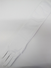 Long White Gloves (21inch) - Costume Accessories