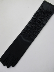 20s Long Black Gloves