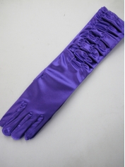 Long Purple Gloves
