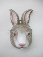 Large Rabbit Mask - Plastic Animal Mask