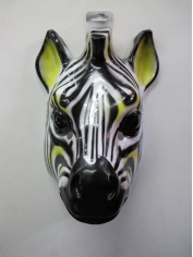 Large Zebra - Animal Plastic Masks