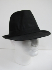 Black Trilby - Hats