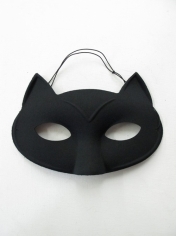Black Cat Eye Mask - Masquerade Masks