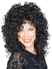 Black Curly Lady Wig Black Curly Lady Wig