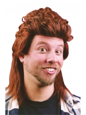 Dark Brown Mullet Wig